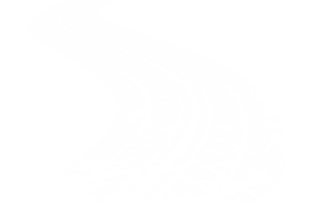 Curved tyre tread mark illustration on transparent background