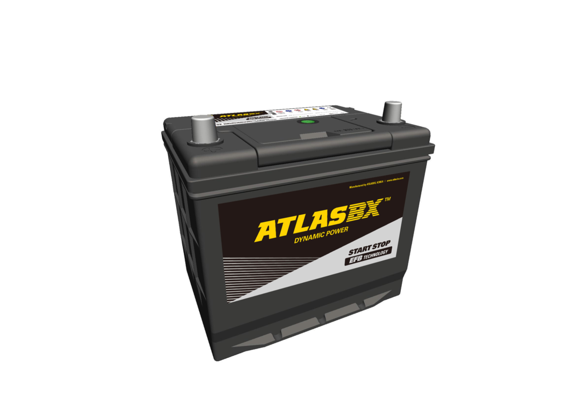 AtlasBX 668 730CCA 75AH RHP
