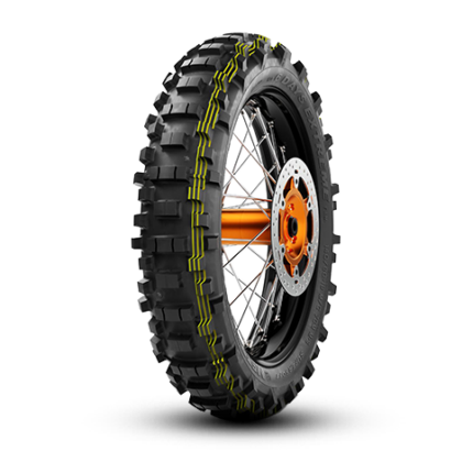 METZELER 140/80-18 70M MCE 6 DAYS EXT S SOFT R  M+S LIME