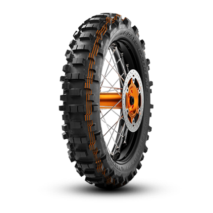 METZELER 140/80-18 70M MCE 6 DAYS EXT SOFT R  M+S ORANGE